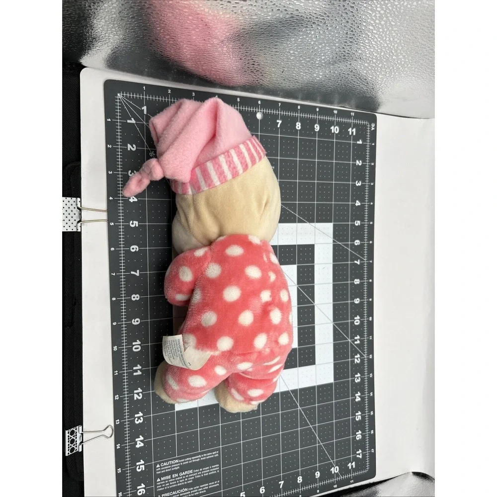 Hug Fun Interactive Praying Sleeping Bear w/Blanket Girl Pink‎ 13